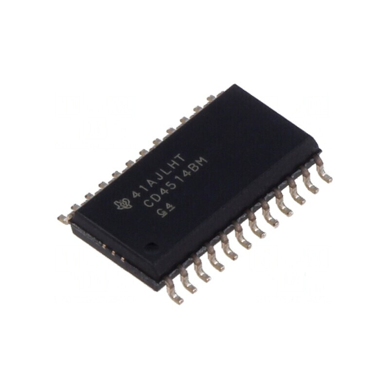 Decodor digital 4-16 linii CMOS SMD SO24 CD4000 | Electronic-mag.ro | Componente Electronice