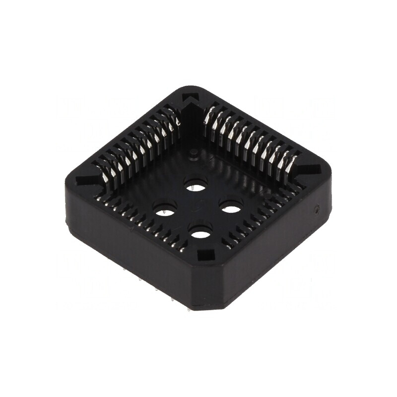 Soclu PLCC44 THT bronz-fosfor pentru circuite integrate | Electronic-mag.ro | Componente Electronice
