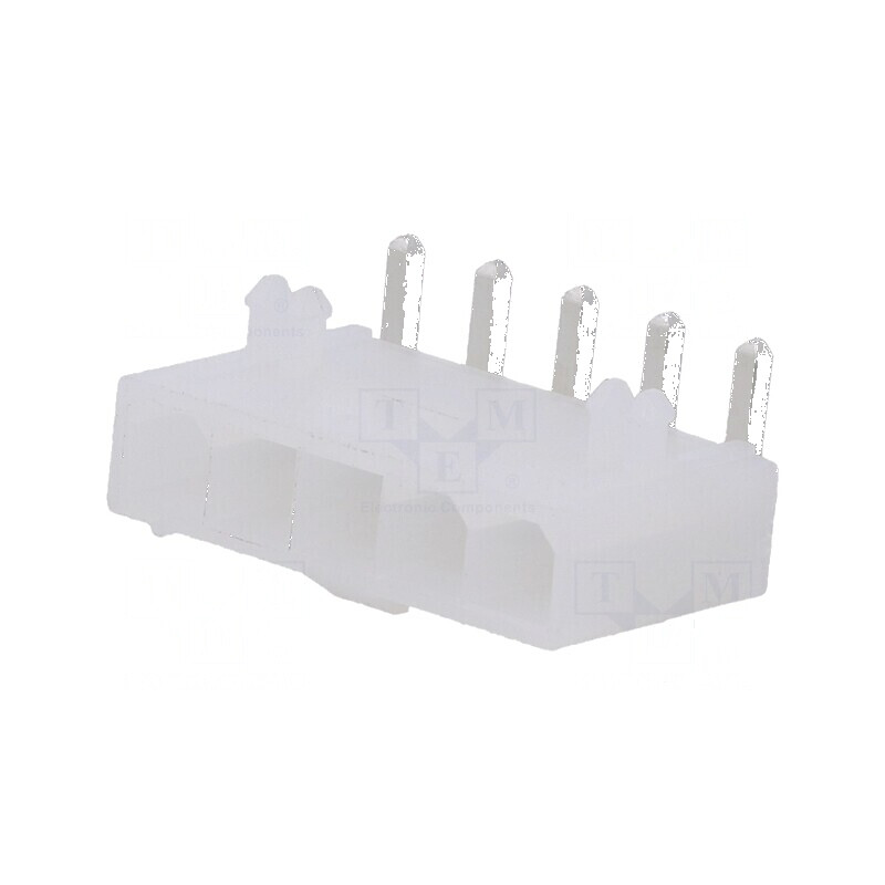 Conector cablu-placă soclu tată Mini-Fit Jr 4,2mm PIN 5 THT | Electronic-mag.ro | Componente Electronice