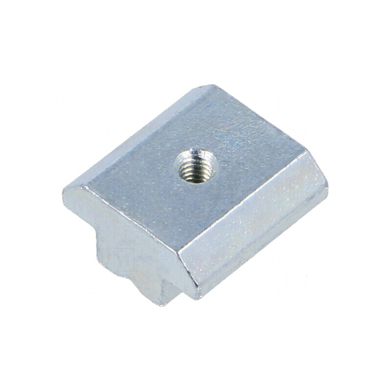 Piuliță din oțel zincat M4 pentru profile cu lățime de cant 10mm | Electronic-mag.ro | Componente Electronice