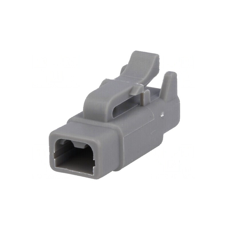 Conector cablu-cablu ATM mamă PIN 2 gri IP67 | Electronic-mag.ro | Componente Electronice