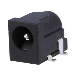 Conector alimentare DC 5,5/2,1mm soclu tată SMT | Electronic-mag.ro | Componente Electronice