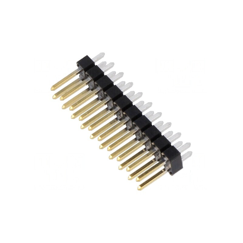 Conector BERGSTIK tată PIN 20 drept pentru şiruri pini | Electronic-mag.ro | Componente Electronice
