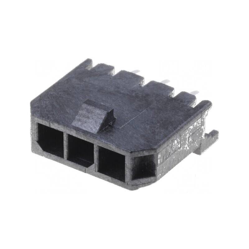 Conector Micro-Fit 3.0 3mm PIN 3 THT pentru cablu-placă soclu tată | Electronic-mag.ro | Componente Electronice Conector Micro-Fit 3.0 3mm PIN 3 THT pentru cablu-placă soclu tată | Electronic-mag.ro | Componente Electronice