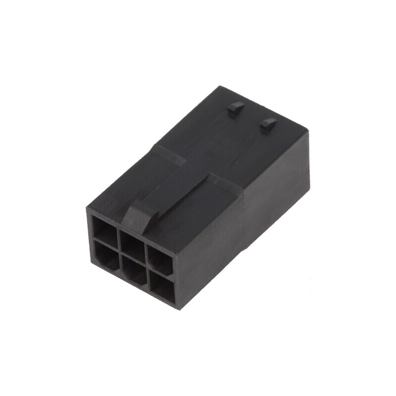 Conector cablu-cablu Mini-Fit Sigma mufă tată PIN 6 4,2mm | Electronic-mag.ro | Componente Electronice
