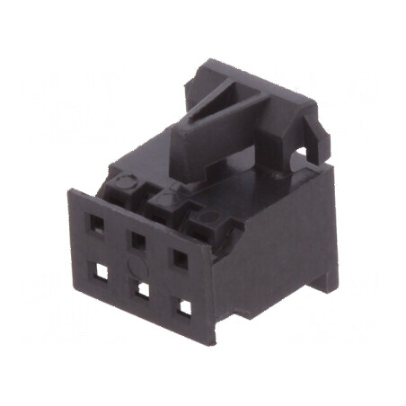 Conector cablu-placă mufă mamă PIN 6 Minitek Pas 2mm drept | Electronic-mag.ro | Componente Electronice