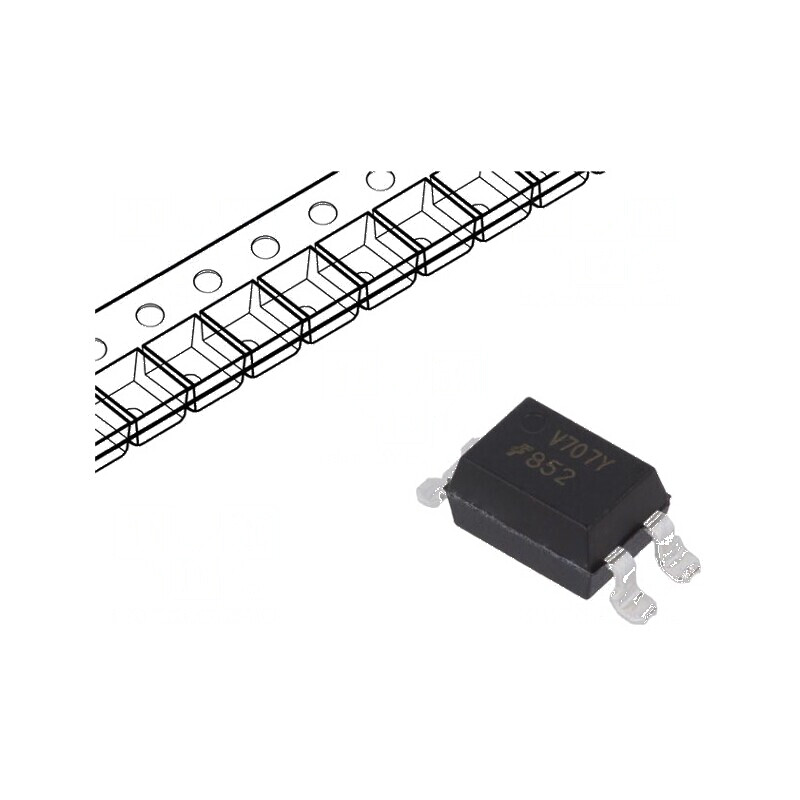 Optocuplor SMD Darlington 5kV 4 pini Gull Wing | Electronic-mag.ro | Componente Electronice Optocuplor SMD Darlington 5kV 4 pini Gull Wing | Electronic-mag.ro | Componente Electronice