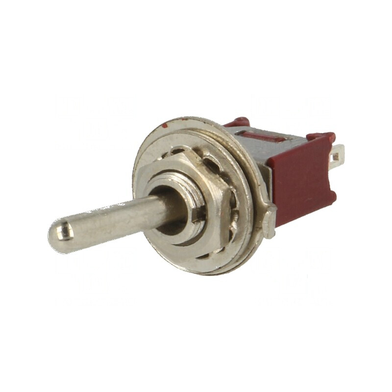 Comutator basculant SPDT ON-ON 1A/250VAC pentru lipit | Electronic-mag.ro | Componente Electronice