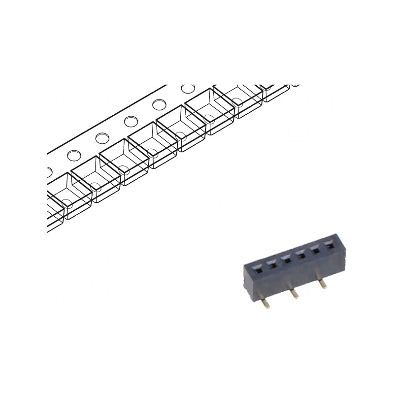 Conector şiruri pini soclu mamă verticale 1mm SMT gold flash | Electronic-mag.ro | Componente Electronice Conector şiruri pini soclu mamă verticale 1mm SMT gold flash | Electronic-mag.ro | Componente Electronice