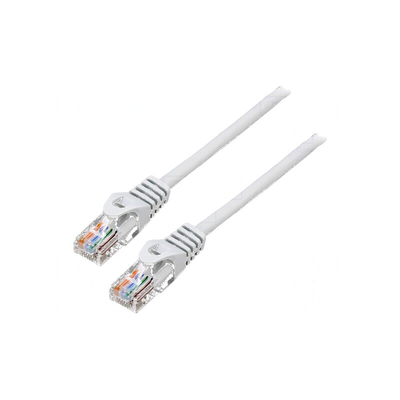 Cabluri patch U/UTP 5e CCA PVC gri 1,5m 26AWG | Electronic-mag.ro | Componente Electronice