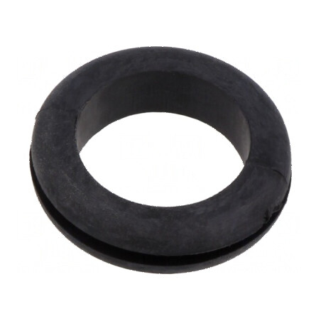 Manșon negru Øorif.mont 19mm Øorif 16mm -40÷135°C UL94HB | Electronic-mag.ro | Componente Electronice