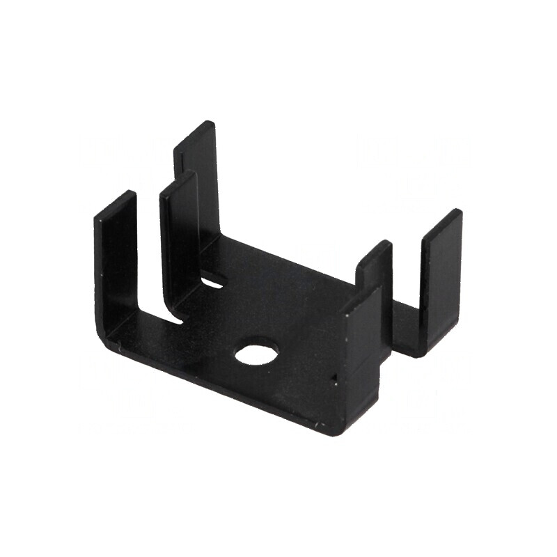 Radiator presat SOT32 negru 18mm x 25,4mm x 13mm 21K/W | Electronic-mag.ro | Componente Electronice