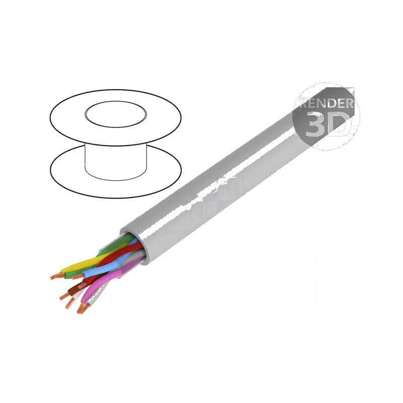 Cablu LiYY-P 1x2x0,5mm2 neecranat 350V PAAR-TRONIC | Electronic-mag.ro | Componente Electronice Cablu LiYY-P 1x2x0,5mm2 neecranat 350V PAAR-TRONIC | Electronic-mag.ro | Componente Electronice