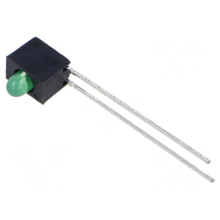 LED 3mm Verde Difuză 2mA 4mcd | Electronic-mag.ro | Componente Electronice