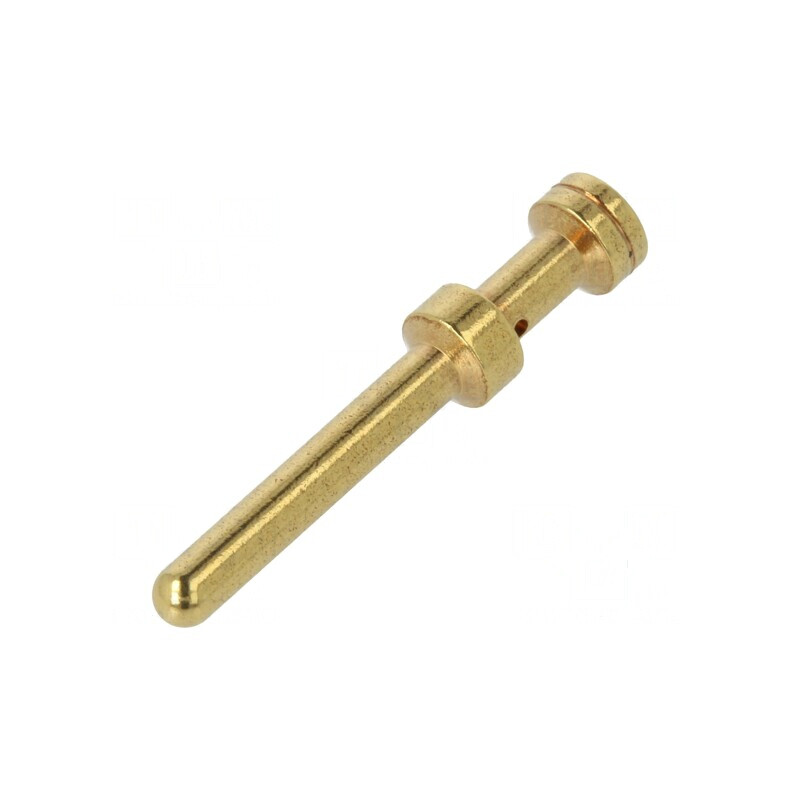 Pin tată cupru aurit 0,75mm² 18AWG vrac crimpat | Electronic-mag.ro | Componente Electronice