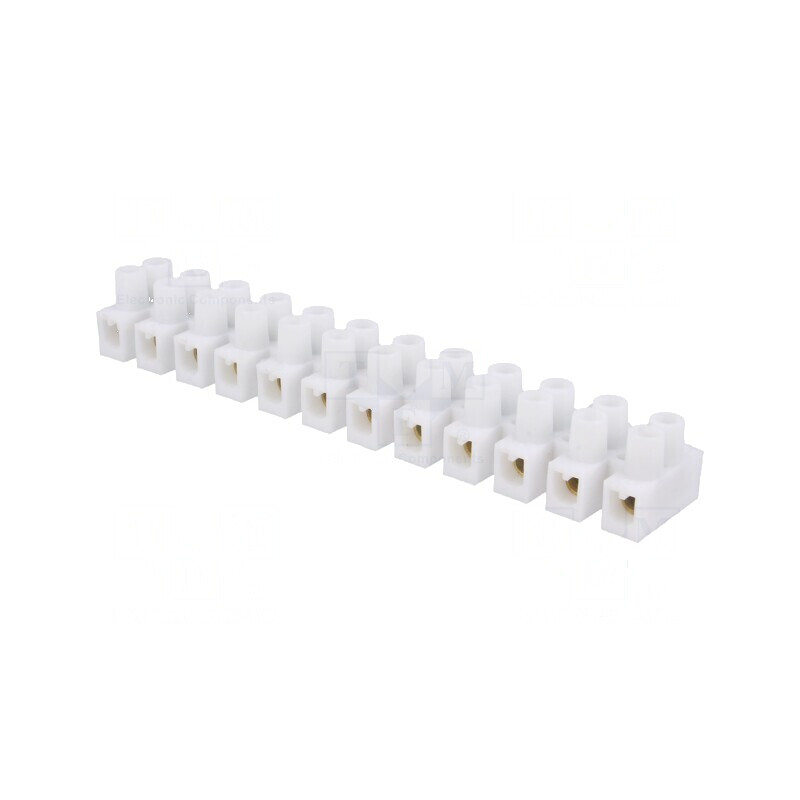 Regletă de conexiuni cu şurub 4mm² 400V 32A albă | Electronic-mag.ro | Componente Electronice Regletă de conexiuni cu şurub 4mm² 400V 32A albă | Electronic-mag.ro | Componente Electronice