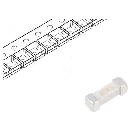 Siguranţă 30A 250VAC 72VDC SMD cu Întârziere Medie | Electronic-mag.ro | Componente Electronice
