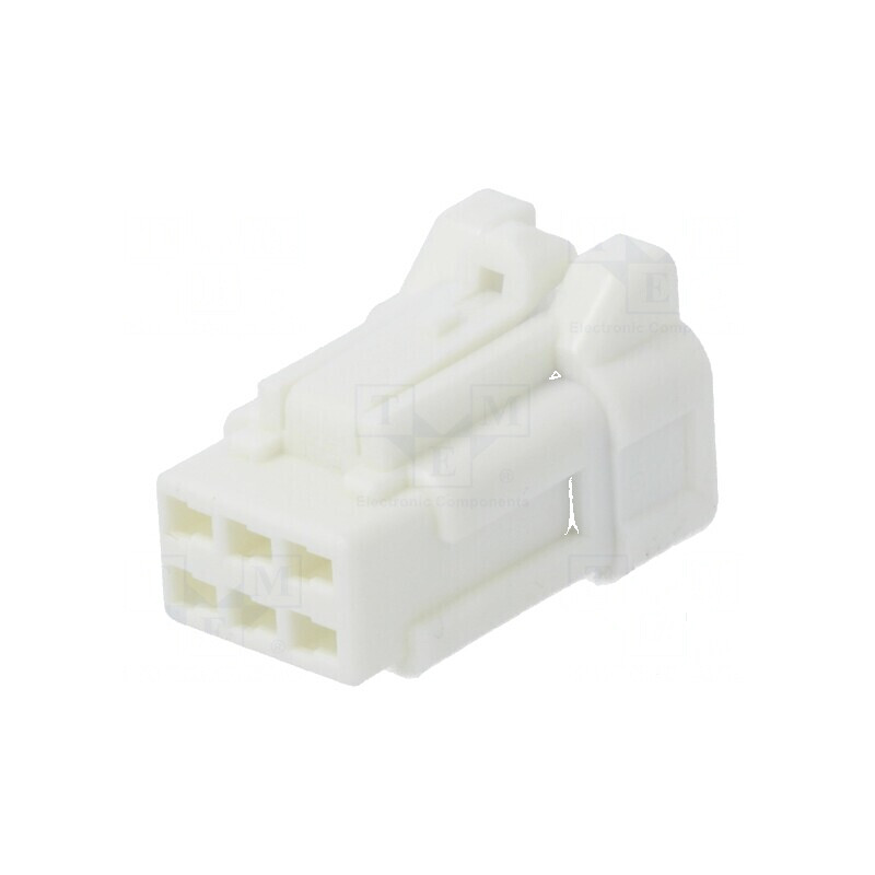 Conector cablu-cablu PCB DF62W mufă mamă drept PIN 6 2,2mm | Electronic-mag.ro | Componente Electronice