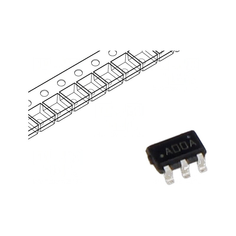Amplificator operațional IC 1,1MHz SOT23-5 1 canal 2,7-15,5V | Electronic-mag.ro | Componente Electronice