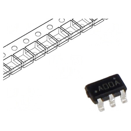 Amplificator operațional IC 1,1MHz SOT23-5 1 canal 2,7-15,5V | Electronic-mag.ro | Componente Electronice