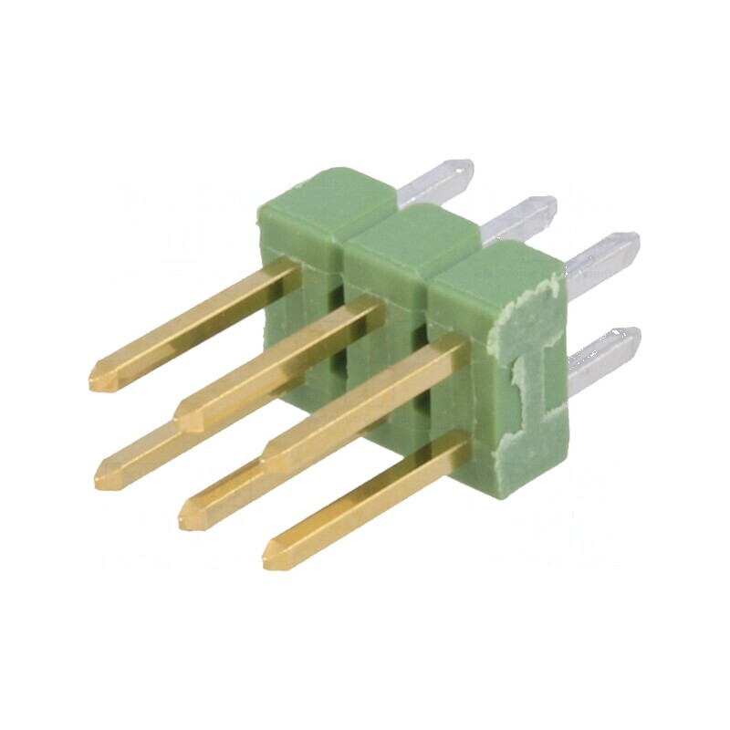 Conector AMPMODU MOD II 6 pini tată THT | Electronic-mag.ro | Componente Electronice