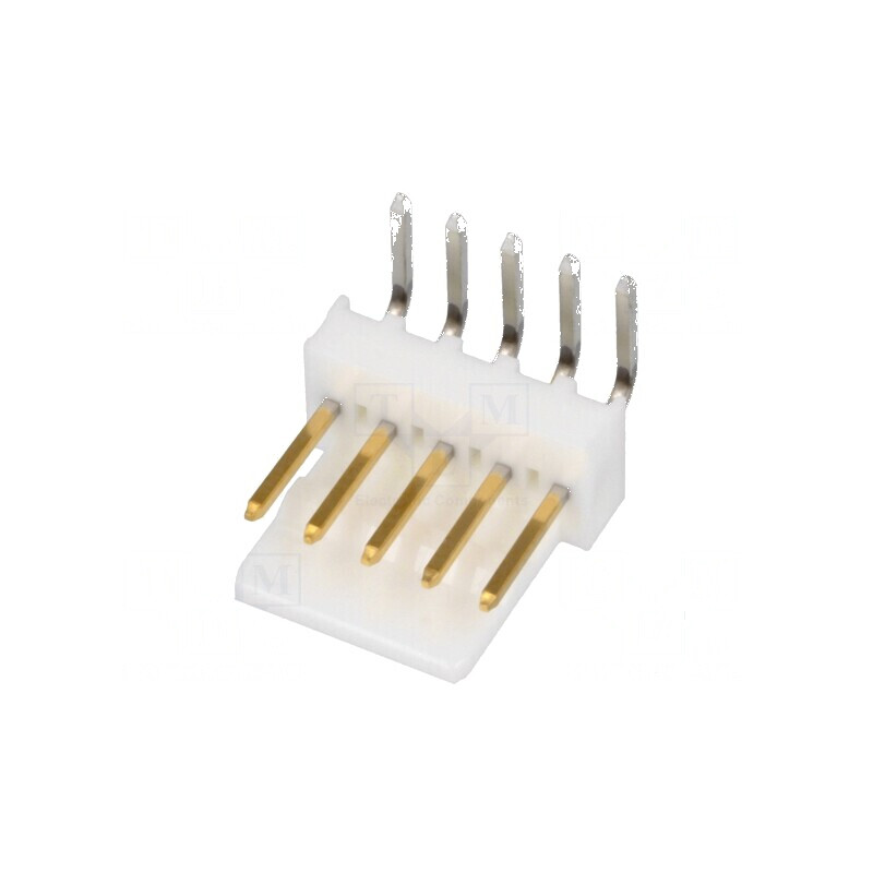 Conector cablu-placă soclu tată KK 254 2,54mm PIN 5 THT 4A | Electronic-mag.ro | Componente Electronice
