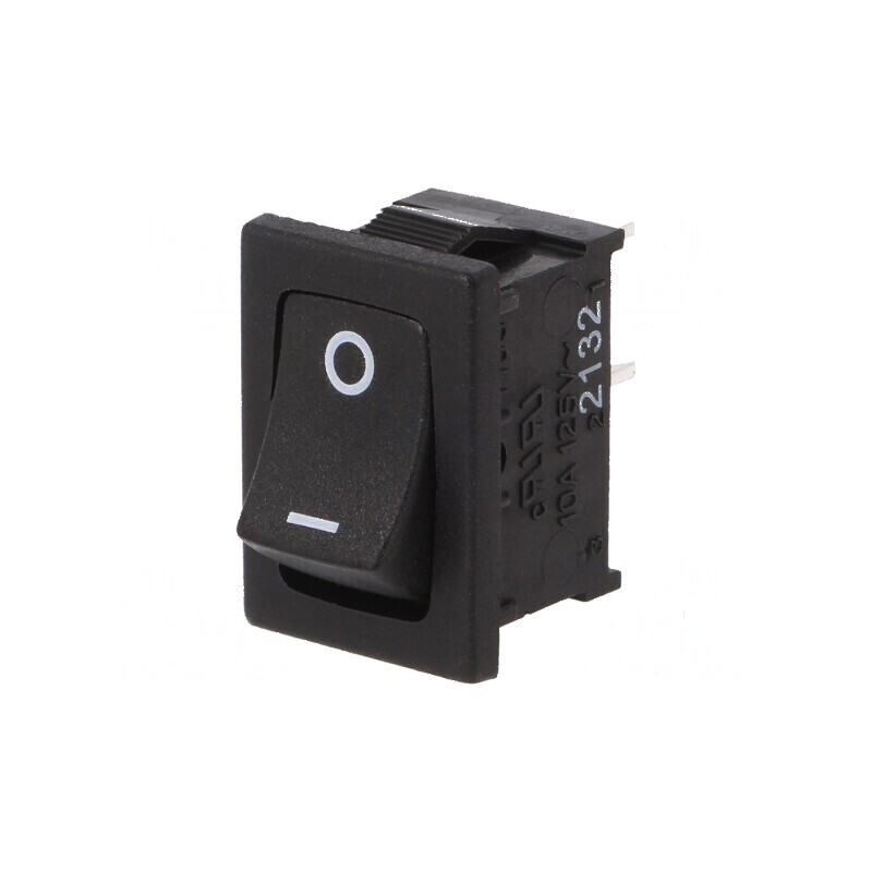 Rocker SPST-NO ON-OFF 4A 250VAC negru 30mΩ -20÷55°C | Electronic-mag.ro | Componente Electronice