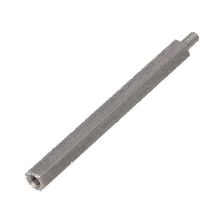 Piuliță distanțieră filetată M3, 55mm, interior/exterior M3 | Electronic-mag.ro | Componente Electronice