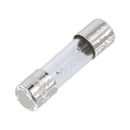 Siguranţă întârziere 5A 250VAC sticlă 5x20mm alamă | Electronic-mag.ro | Componente Electronice