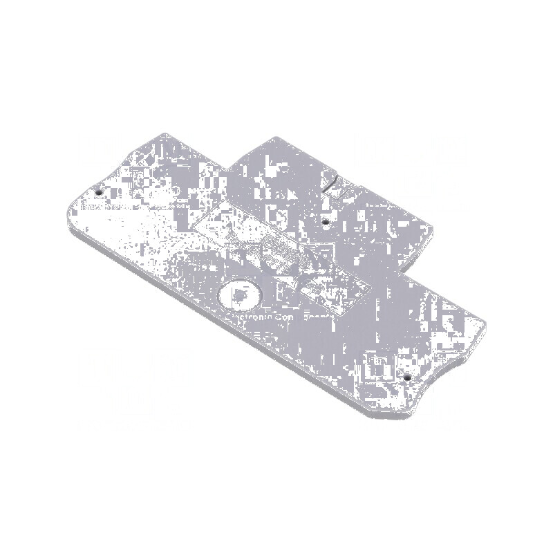 Placă extremitate gri 2,2mm x 34,9mm x 65,4mm | Electronic-mag.ro | Componente Electronice