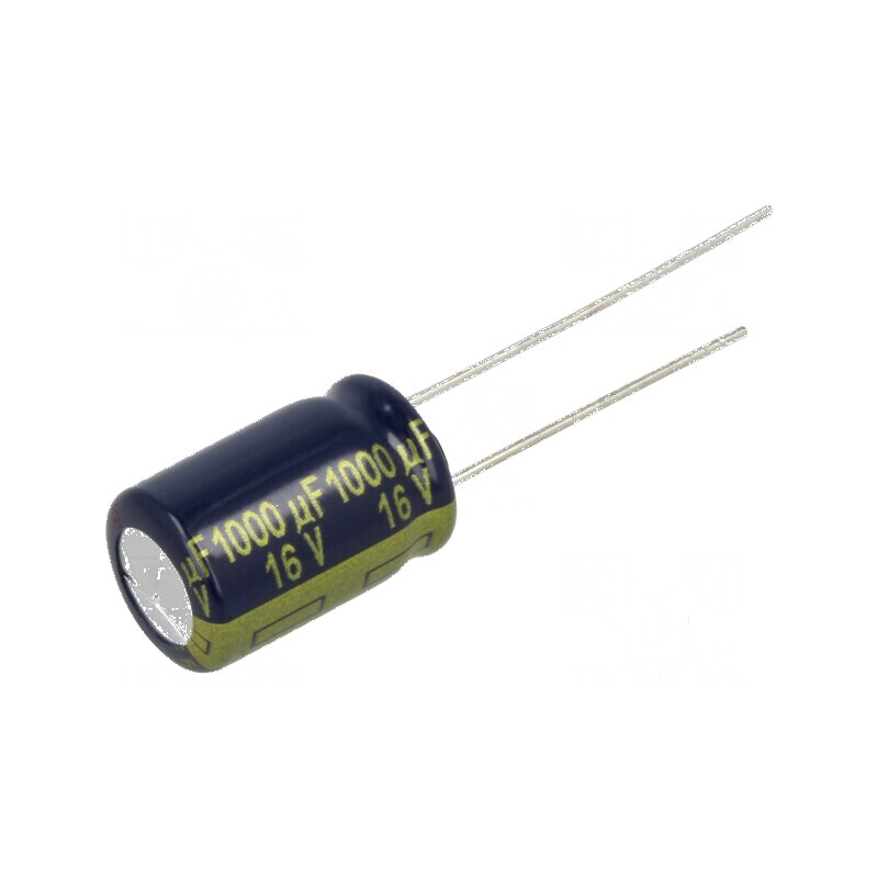 Condensator electrolitic low ESR THT 1000uF 16V Ø10x16mm | Electronic-mag.ro | Componente Electronice