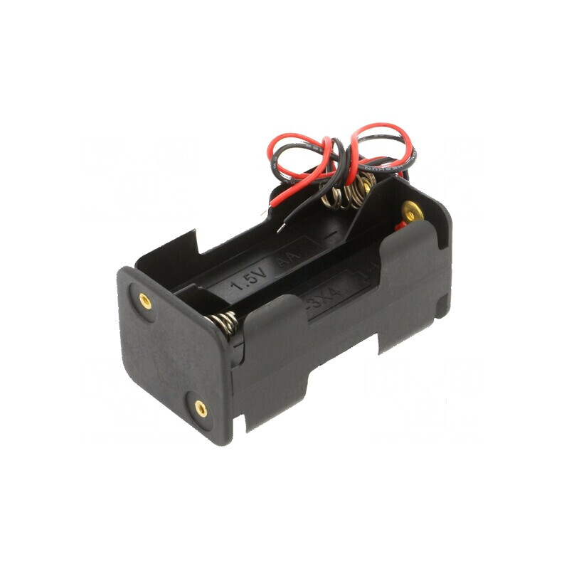 Suport baterii AA R6 cu 4 cabluri negre | Electronic-mag.ro | Componente Electronice Suport baterii AA R6 cu 4 cabluri negre | Electronic-mag.ro | Componente Electronice