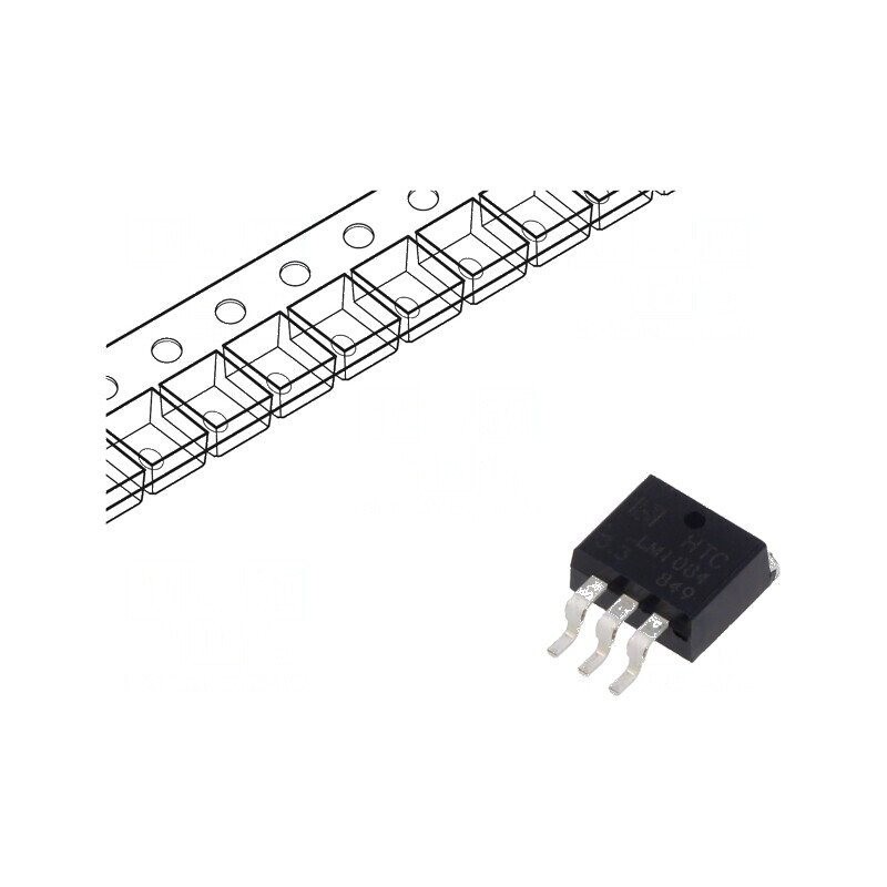 Stabilizator de tensiune LDO nereglabil 3.3V 5A TO263-3 | Electronic-mag.ro | Componente Electronice