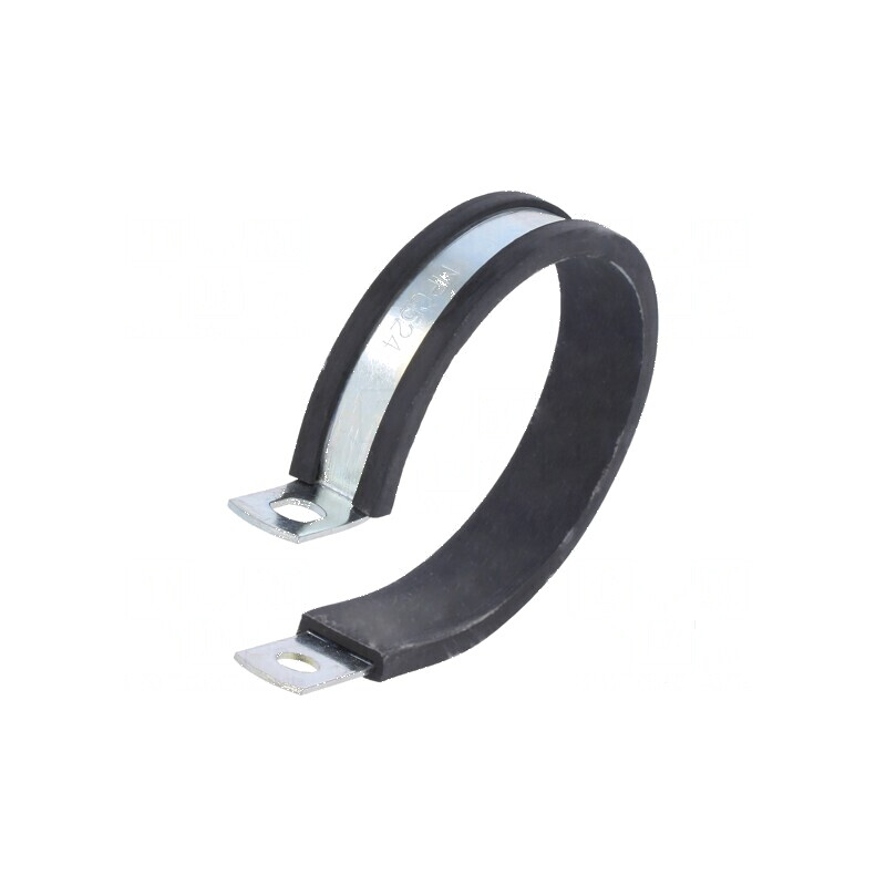 Clipsuri Øbuclă oţel 51-54mm, lățime 13mm, protecție EPDM | Electronic-mag.ro | Componente Electronice