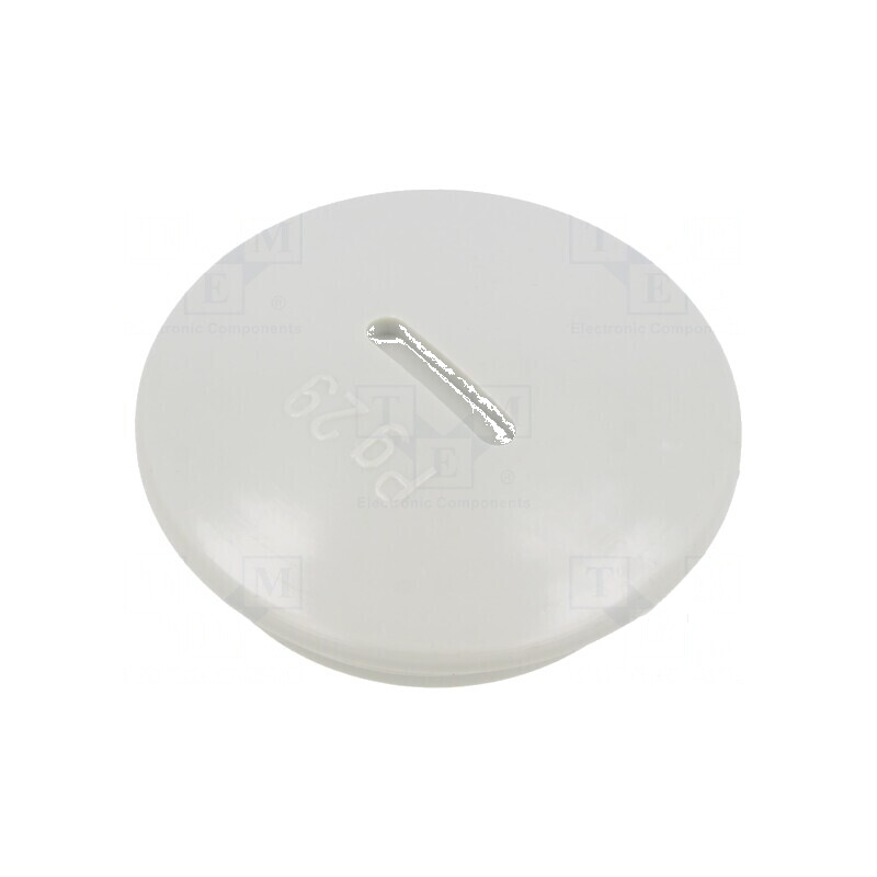 Capac de protecție PG29 polistiren gri deschis 8mm | Electronic-mag.ro | Componente Electronice
