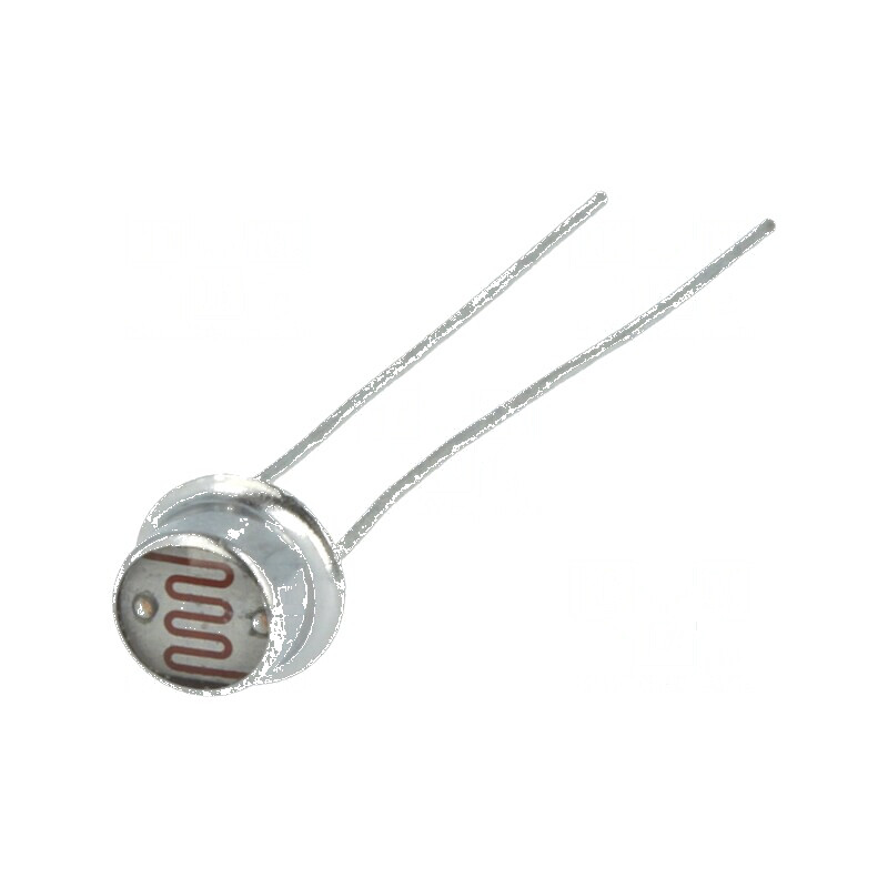Fotorezistor 100mW 16-50kΩ 540nm THT 150VDC Ø5,5mm | Electronic-mag.ro | Componente Electronice