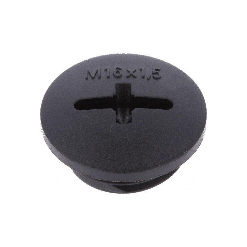 Capac protecție M16 1,5 IP68 poliamidă neagră SKINDICHT® | Electronic-mag.ro | Componente Electronice