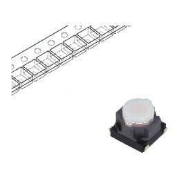 Microîntrerupător TACT SPST 0,02A 15VDC SMT fără 3,5mm | Electronic-mag.ro | Componente Electronice