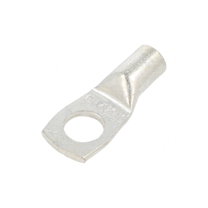 Vârf inelar tubular M10 25mm² crimpat cablu cositorit | Electronic-mag.ro | Componente Electronice