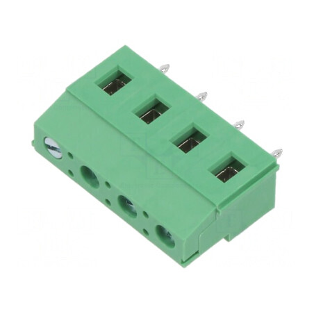 Regletă de conexiuni pentru PCB 90° 4 piste 16A 7,5mm | Electronic-mag.ro | Componente Electronice