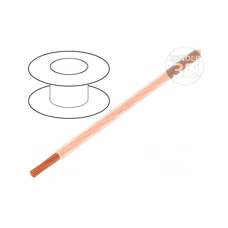 Cablu H05V-K LgY litat Cu 0,75mm² PVC transparent 300V 500V | Electronic-mag.ro | Componente Electronice