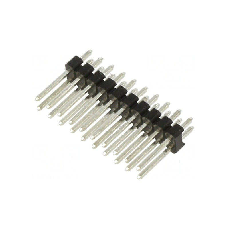 Conector şir pini tată 2,54mm 20 PIN THT drept | Electronic-mag.ro | Componente Electronice