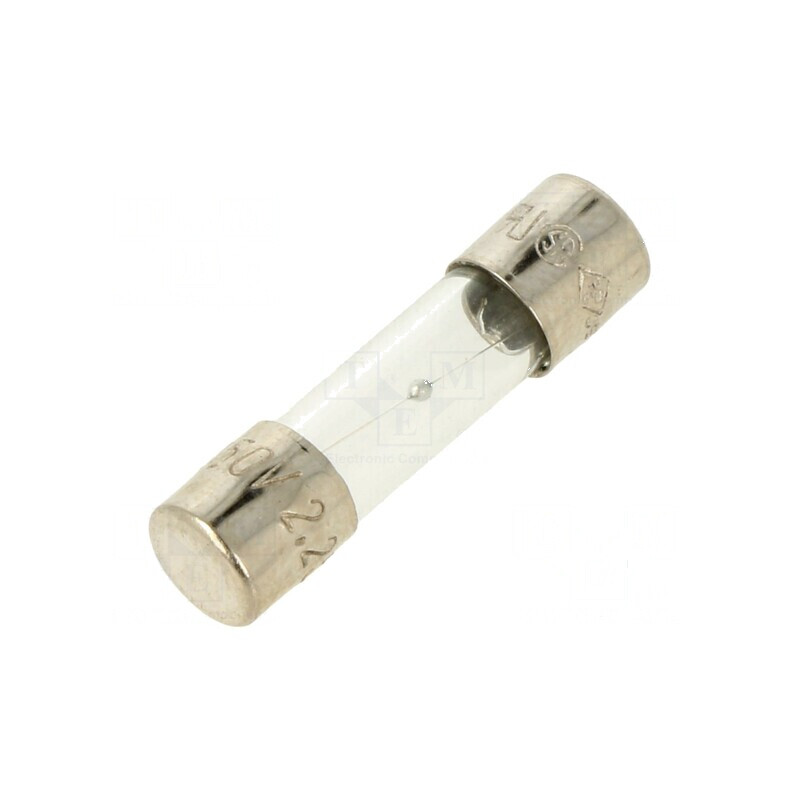 Siguranţă cu întârziere medie 2,25A 250VAC sticlă | Electronic-mag.ro | Componente Electronice