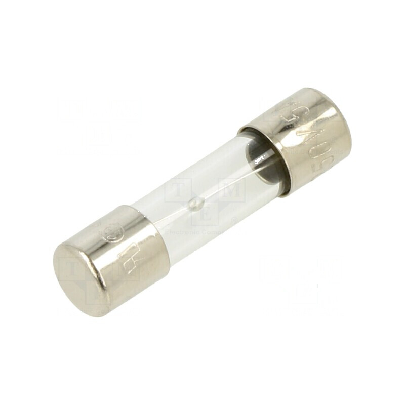 Siguranţă cu întârziere medie 5A 250VAC sticlă | Electronic-mag.ro | Componente Electronice