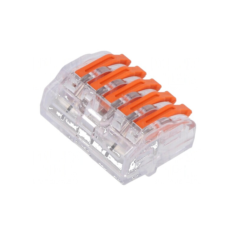 Bornă cu arc 0,5-4mm² 450V 32A cu eliberare rapidă | Electronic-mag.ro | Componente Electronice