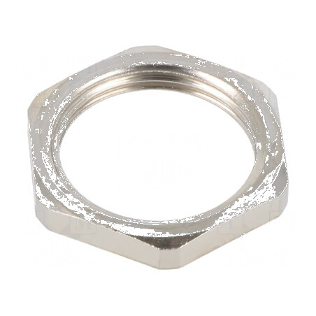Piuliță M25 alamă 30mm filet metric pas 1,5 Entrelec | Electronic-mag.ro | Componente Electronice