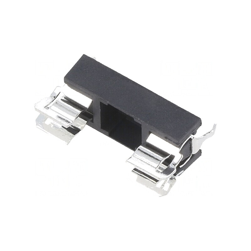 Clemă siguranţe cilindrice THT 5x20mm 6,3A 250VAC termoplast | Electronic-mag.ro | Componente Electronice