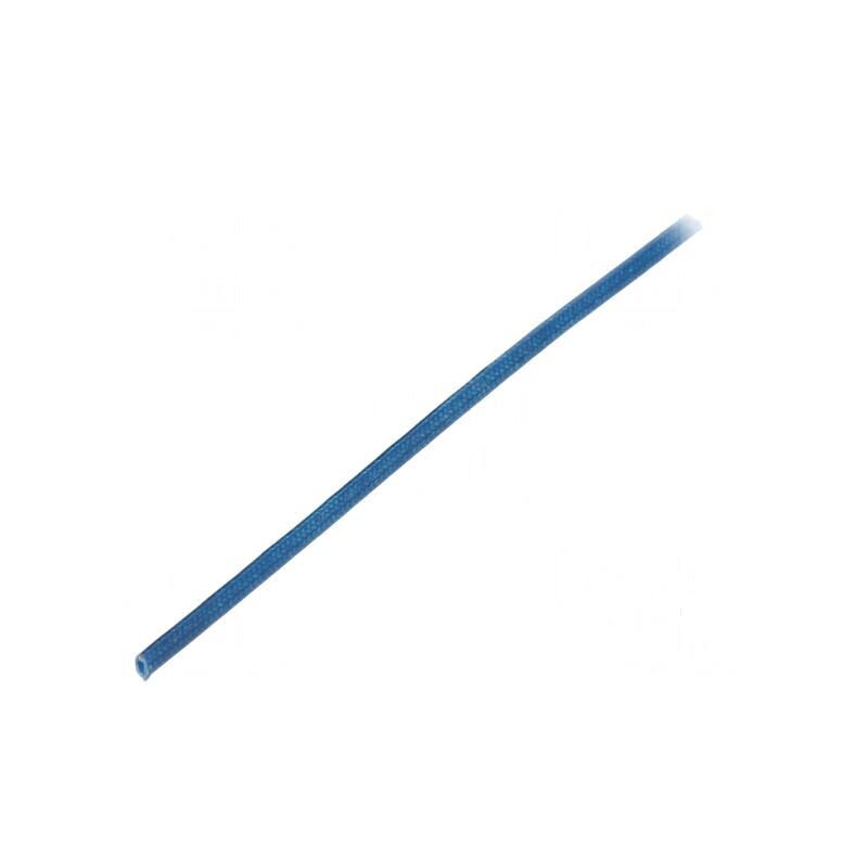 Manşon electroizolant fibră de sticlă albastră 20-155°C | Electronic-mag.ro | Componente Electronice