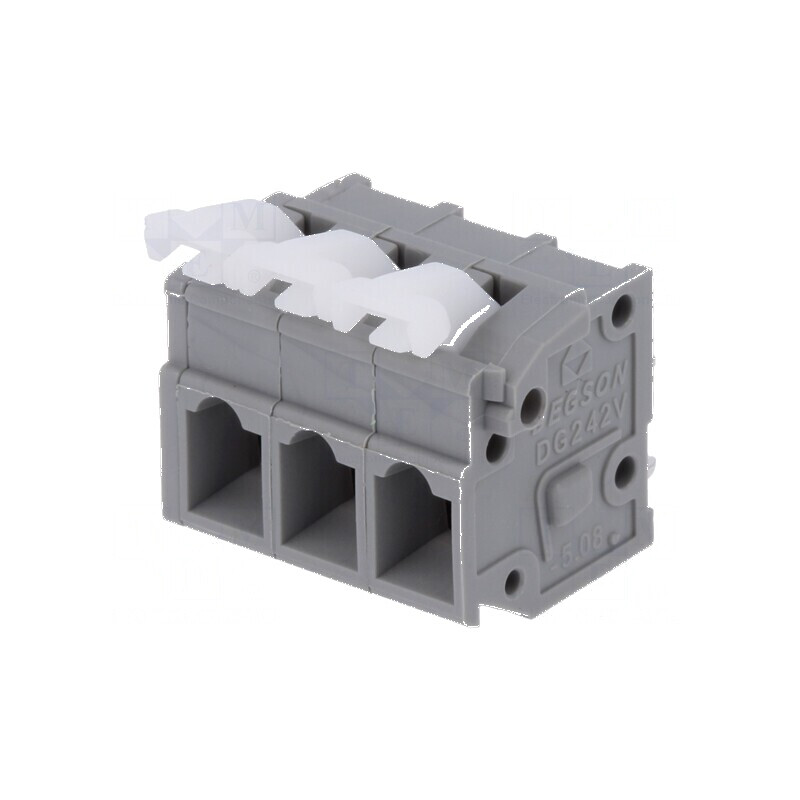 Regletă de conexiuni PCB 5,08mm 3 piste | Electronic-mag.ro | Componente Electronice