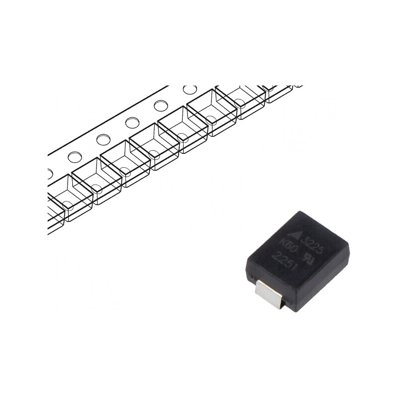 Varistor ceramic SMD 3225 60VAC 85VDC 2.2J 400A 100V 250pF | Electronic-mag.ro | Componente Electronice Varistor ceramic SMD 3225 60VAC 85VDC 2.2J 400A 100V 250pF | Electronic-mag.ro | Componente Electronice
